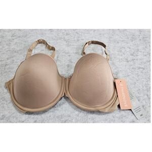 Third Love Bra, 24/7 Classic T Shirt Bra, No Show, Sz 36C, Nude/Tan, New, NWT